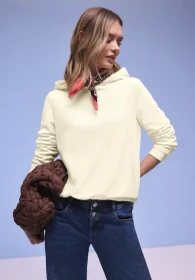 Street One Unifarbe Hoodie soft beige (Damen)