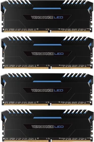 Corsair Vengeance LED blau UDIMM 32GB Kit, DDR4-3000, CL16-18-18-36
