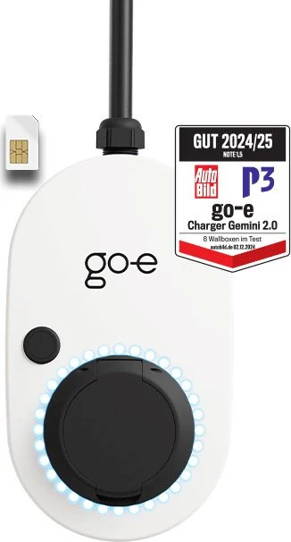 go-eCharger Gemini 2.0 22kW, Ladedose