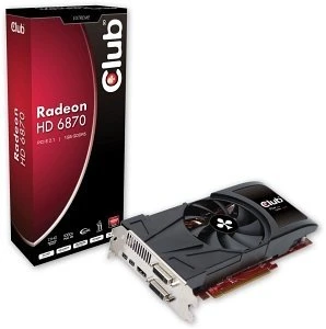 Club 3D Radeon HD 6870 Club 3D Edition, 1GB GDDR5, 2x DVI, HDMI, 2x mDP