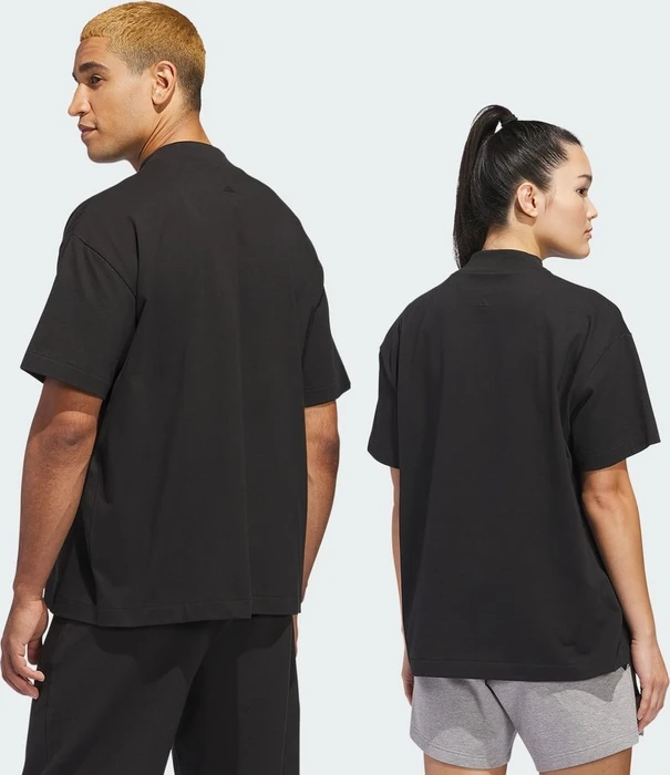 adidas Basketball 001 T-Shirt kurzarm schwarz/rot
