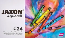 Jaxon Aquarell Wachspastellkreide, 24 Farben