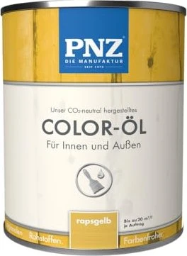 PNZ Coloröl Natur-Holzfarbe Holzschutzmittel, 750ml