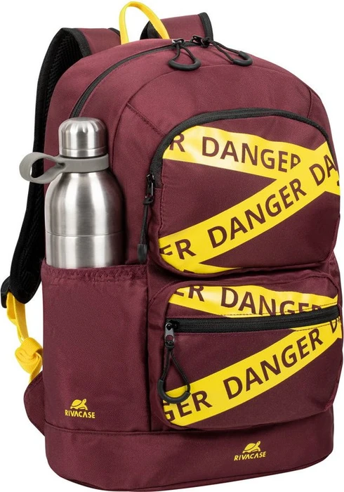 RivaCase Erebus 5421 Stadtrucksack Laptop Rucksack 13.3", burgundy rot