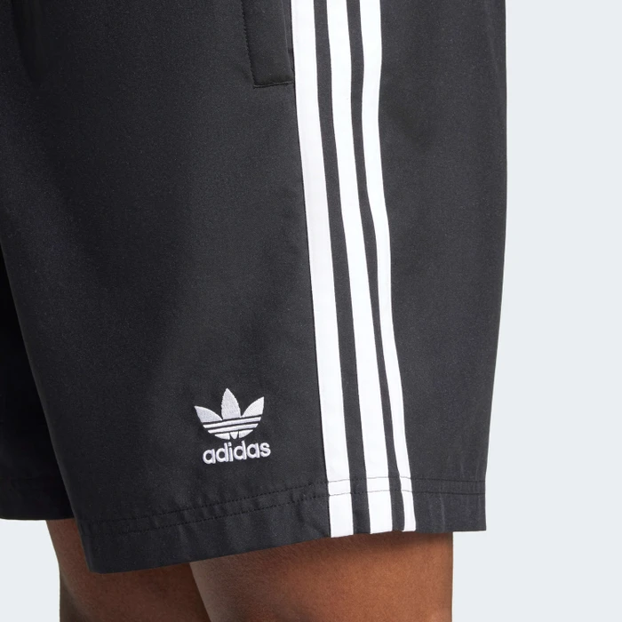 adidas Adicolor 3-Streifen 20cm Badeshorts schwarz (Herren)