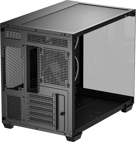 DeepCool CG330 3F Black, Glasfenster