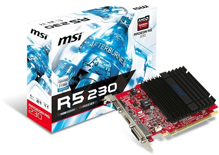 MSI Radeon R5 230, R5 230 1GD3H, 1GB DDR3, VGA, DVI, HDMI