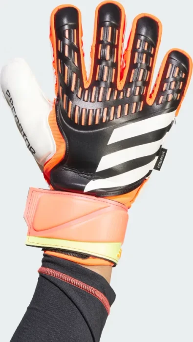 adidas Predator Match Fingersave Torwarthandschuhe solar red/black/solar yellow