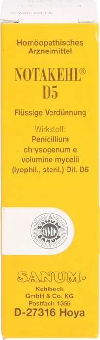 Notakehl D5 Flüssige Verdünnung Tropfen, 10ml