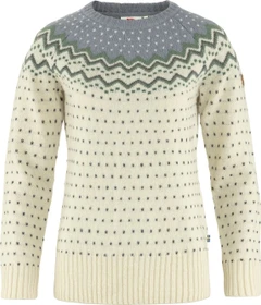 Fjällräven Övik Strickpullover chalk white/flint grey (Damen)