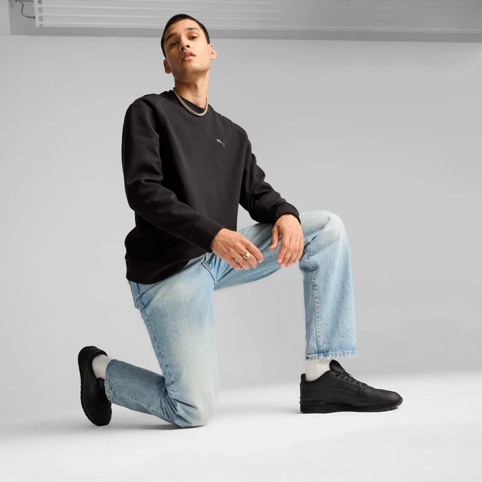 Puma ST Runner v4 Leather puma black/shadow gray