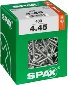 Spax WIROX A9J 4CUT T-STAR plus T20 Universalschraube, 4x45mm, 400 Stück