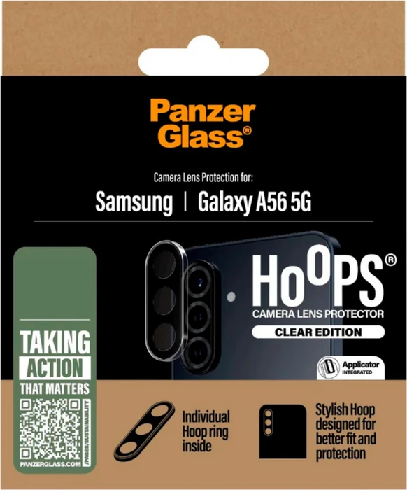 PanzerGlass Hoops Camera Lens Protector für Samsung Galaxy A56 5G transparent