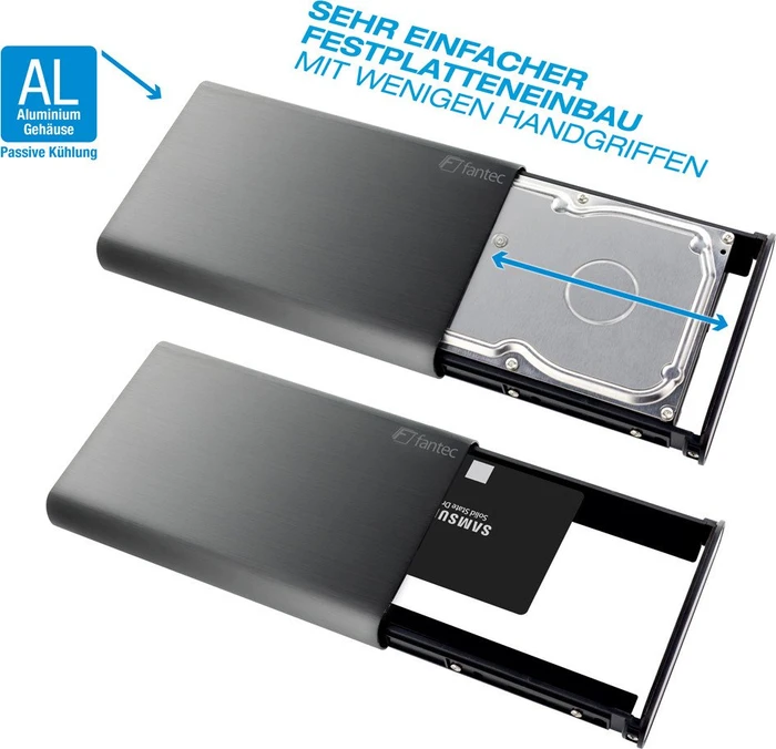 Fantec DB-ALU31, USB-C 3.1