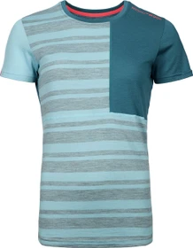 Ortovox 185 Rock'N'Wool Funktionsshirt kurzarm ice waterfall (Damen)