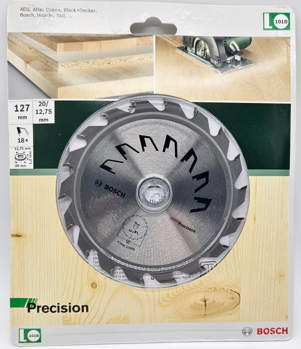 Bosch DIY Precision Kreissägeblatt 18Z, 127x2.5x20mm, 1 Stück