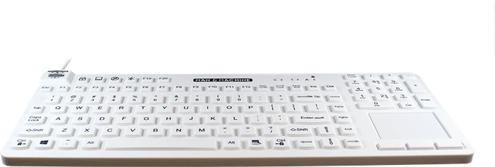 Man & Machine Really Cool Touch Keyboard, weiß, USB, DE