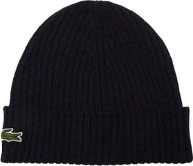 Lacoste Rippstrick Brushed Beanie navy blue