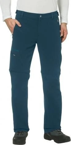 Vaude Farley Stretch T-Zip II Zip-Off Hose lang dark petrol (Herren)