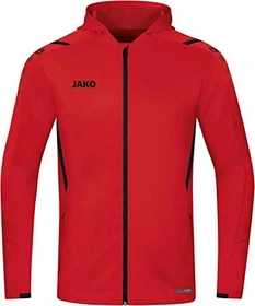 Jako Challenge Kapuzen Trainingsjacke rot/schwarz (Junior)
