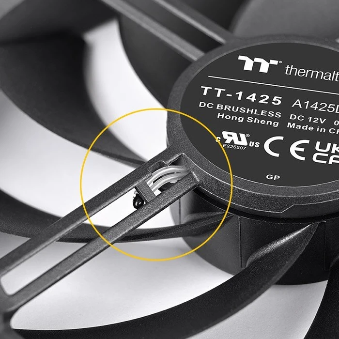 Thermaltake TS140 EX RGB, schwarz, 140mm, 3er-Pack