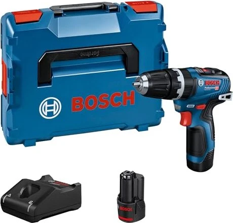 Bosch Professional GSB 12V-35 Akku-Schlagbohrschrauber inkl. L-Boxx + 2 Akkus 3.0Ah