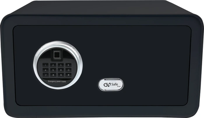 Olympia Olymp GOsafe 2.0/210FP Wandtresor, schwarz, Schlüsselschloss/elektronisches Zahlenschloss/Fingerprintreader