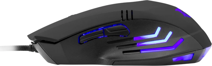 White Shark Hannibal 2 Black Gaming Mouse, schwarz, USB