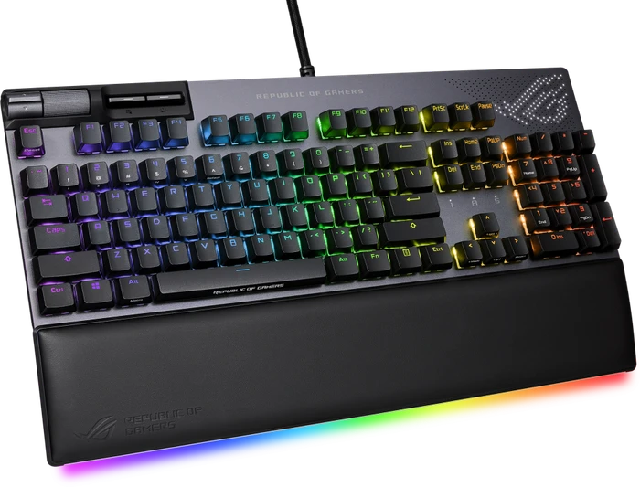 ASUS ROG Strix Flare II Animate, PBT, ROG NX RED, USB, DE