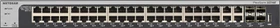 Netgear ProSAFE XS700 Rackmount 10G Smart Switch, 44x RJ-45, 4x SFP+ (XS748T-100)