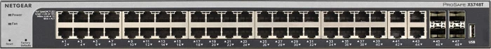 Netgear ProSAFE XS700 Rackmount 10G Smart Switch, 44x RJ-45, 4x SFP+