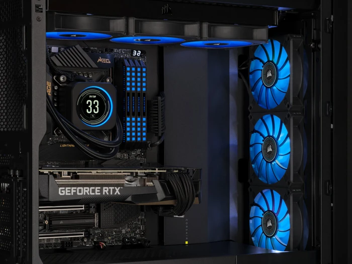 Corsair ML Series ML140 LED Elite Blue, schwarz, 140mm