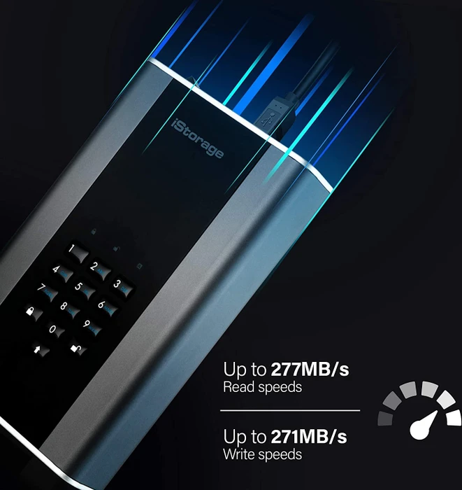 iStorage diskAshur DT2, 2TB, USB-B 3.0