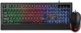 Tt esports Challenger Combo RGB Maus und Tastatur Set schwarz, USB, DE