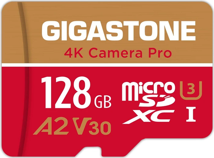 Gigastone 4K Camera Pro R100/W50 128GB Kit, UHS-I U3, A2, Class 10