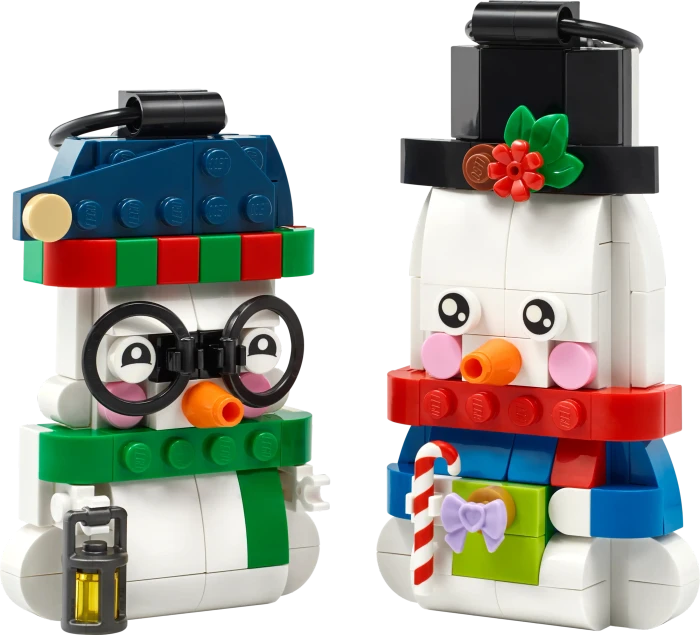 LEGO Deko-Schneemänner
