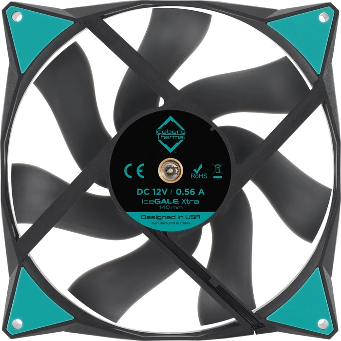 Iceberg Thermal IceGALE Xtra, Black, 140mm
