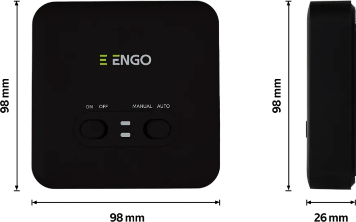 Engo Controls E901-WIFI Raumtermostat, inkl. Fernbedienung