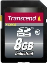 Transcend Industrial 10I R24/W16 8GB, Class 10