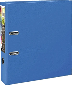 Exacompta Maxi Prem'Touch Ordner 2-Ring, 80mm, A4, blau, 10er-Pack