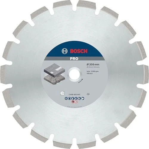 Bosch Professional Best for Asphalt Diamanttrennscheibe, 350x3.2x20mm, 1 Stück