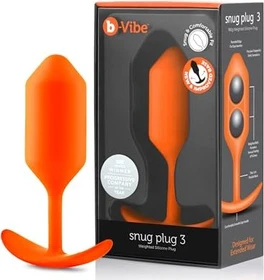 b-Vibe Snug Plug 3 orange