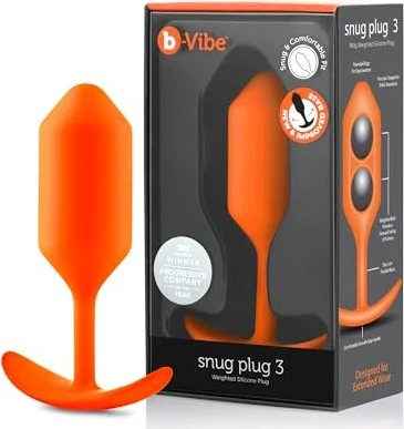 b-Vibe Snug Plug 3 orange