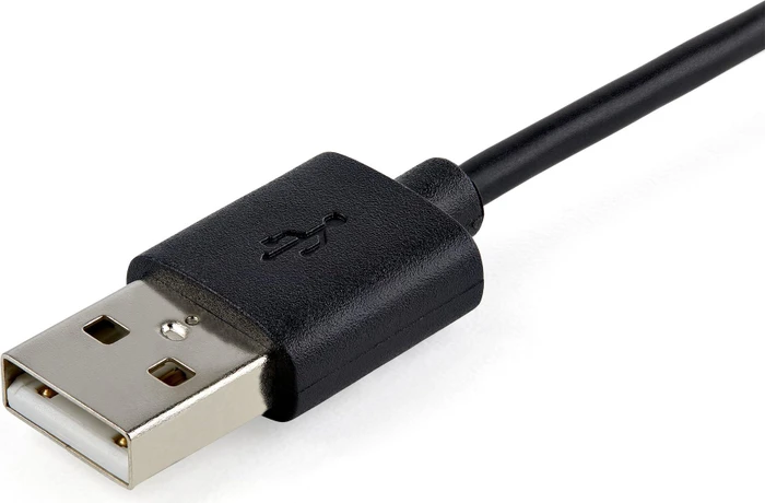 StarTech USB Adapterkabel, USB 2.0, 480Mb/s, USB-A [Stecker] auf USB-C [Stecker], 90° gewinkelt, 100cm