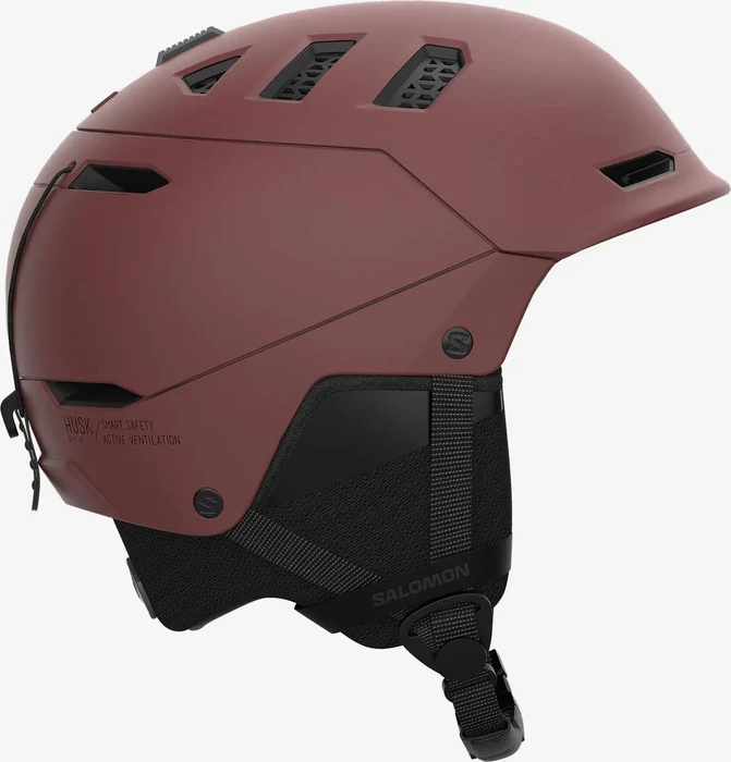 Salomon Husk Pro MIPS Helm madder