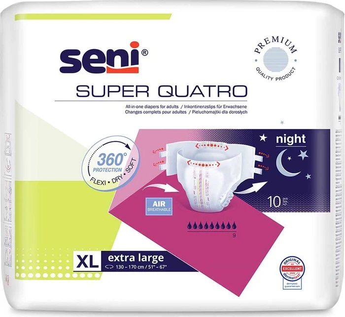 Seni Super SENI Quatro Schutzhose Größe XL, 10 Stück