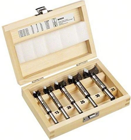 Bosch Professional Forstnerbohrer-Sortiment inkl. Werkzeugbox, 5-tlg.