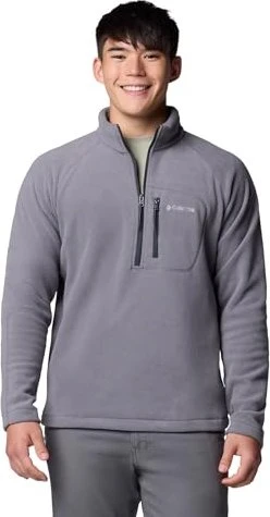 Columbia Fast Trek III Half Zip Fleece Pullover city grey/shark (Herren)