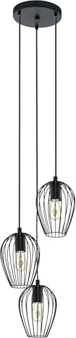 Eglo Newtown Pendelleuchte 3-flammig schwarz