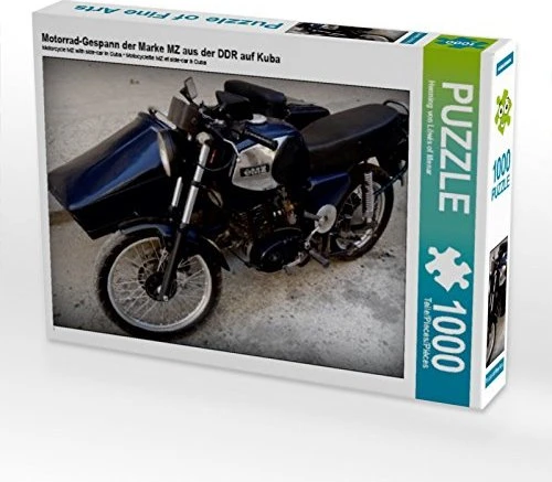 Calvendo Motorrad-Gespann der Marke MZ aus der DDR auf Kuba